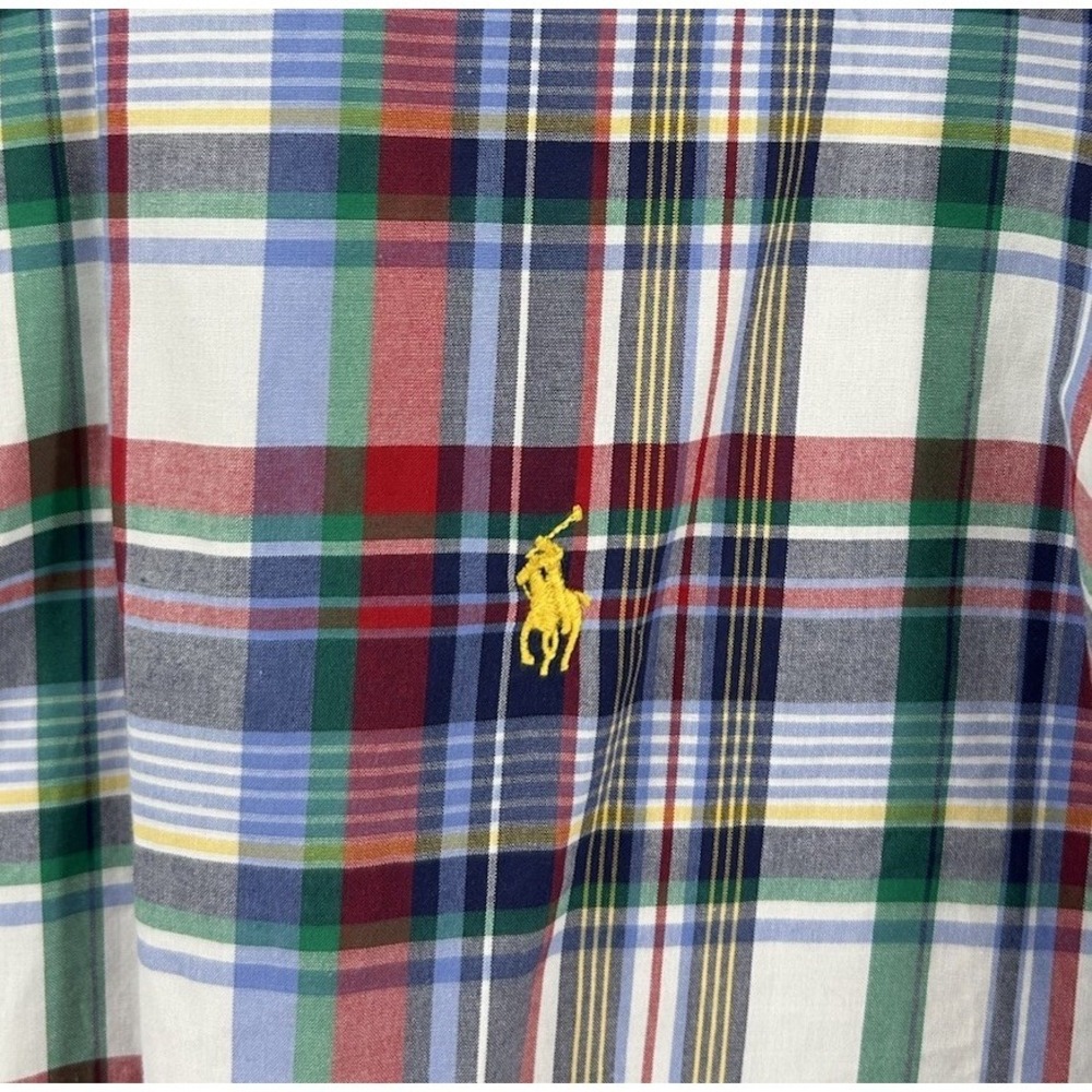 Polo Ralph Lauren Long Sleeve Button Down Multicolored Men's 3XLT Tall - Picture 2 of 4